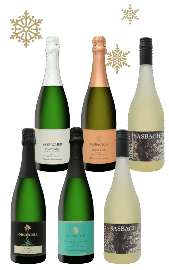 Flaschenabbildungen Sasbacher Sektvergnuegen 2025
