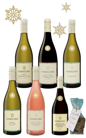 Flaschenabbildungen Sasbacher Weinreise halbtrocken-lieblich 2025