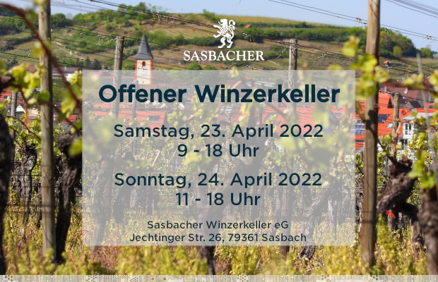 Offener Winzerkeller in Sasbach am 23.04. - 24.04.22