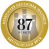 87 Punkte Deutscher Sektpreis 2022
