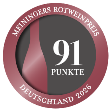 Medaille Meiningers Rotweinpreis 91 Punkte 2026